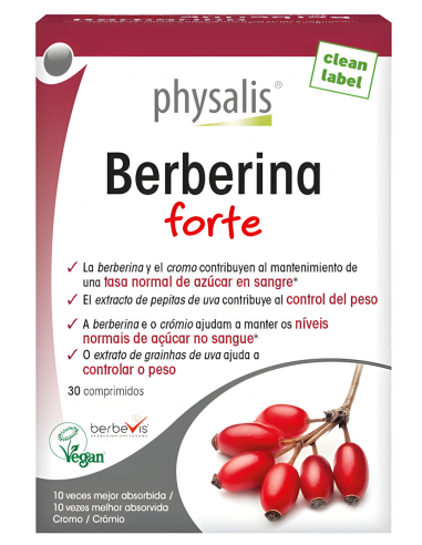 Physalis Berberine Forte  30 Comprimidos