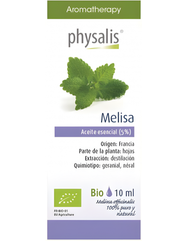 Physalis-Esencia Melisa 5% Bio 10ml.