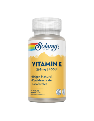 Solaray Vitamina E 50 Perlas