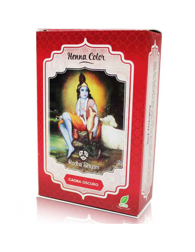 Radhe Shyam Caoba Oscuro Henna Polvo...