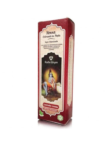 Radhe Shyam Castaño Caoba Henna Pasta...