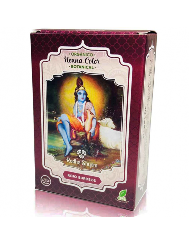 Radhe Shyam Rojo Burdeos Henna Polvo...