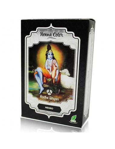 Radhe Shyam Negro Henna Polvo 100gr