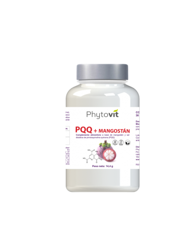 Phytovit Pqq + Mangostan 30 Capsulas
