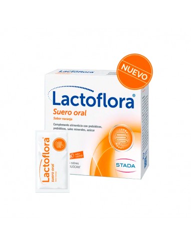 Lactoflora Suero Oral Naranja 6 Sobres
