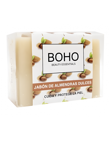 Boho Jabon Aceite Almendras Pastilla...
