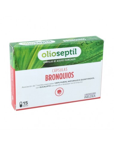 Ineldea Olioseptil Bronquios 15 Cápsulas