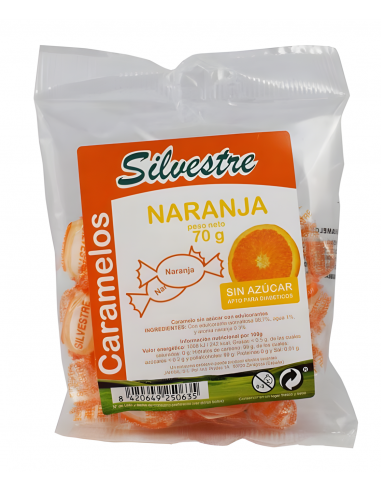 Jahisil Caramelos Naranja S/A  Bolsa...