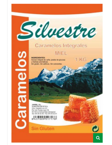 Jahisil Caramelos Miel 1Kilo