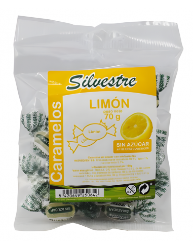 Jahisil Caramelos Limon S/A  Bolsa 70 gr