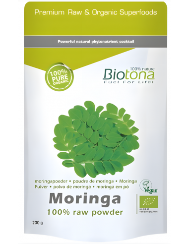 Biotona Moringa Raw Bio 200gr