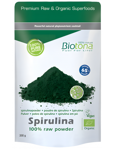 Biotona Spirulina Raw Power Bio 200gr