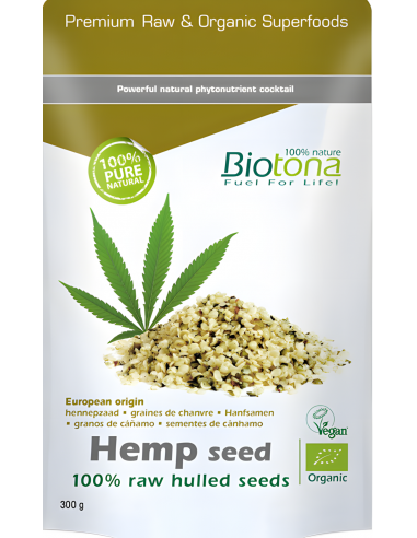 Biotona Hemp Hulled Seed Bio (Cañamo...