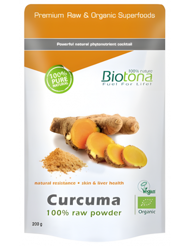 Biotona Curcuma Raw Powder Bio 200gr