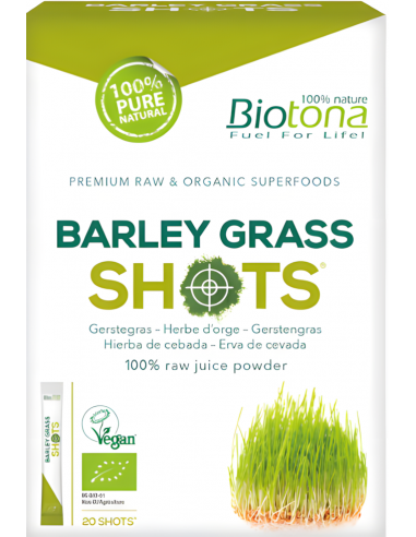 Biotona Shots Barley Grass 20 Sobres
