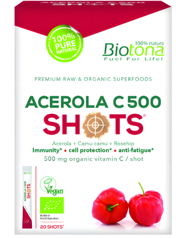 Biotona Shots Acerola C500 20 Sobres