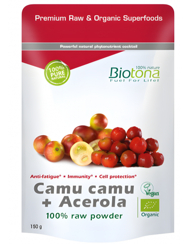 Biotona Camu Camu Acerola Raw Bio 150 gr