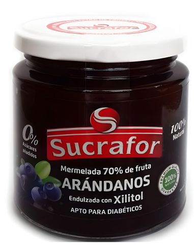 Sucrafor Mermelada Arándano 260 gr