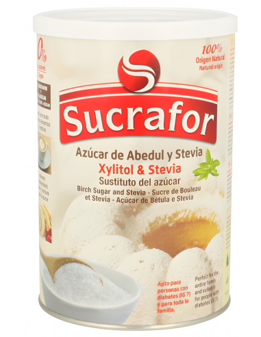 Sucrafor (Xilitol Y Stevia) 800gr