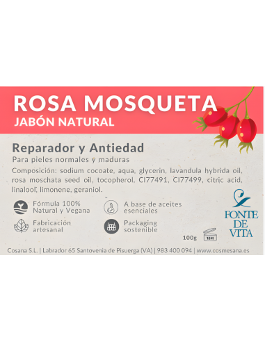 Cosana Jabón Rosa Mosqueta Fonte De...