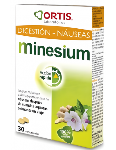Ortis Minesium (Nauseas-Digestión) 30...