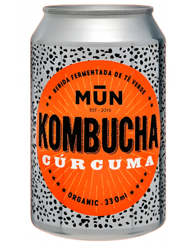 Mun Kombucha Cúrcuma Lata 330ml