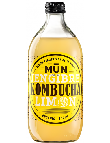 Mun Kombucha Ginger Lemon 500ml