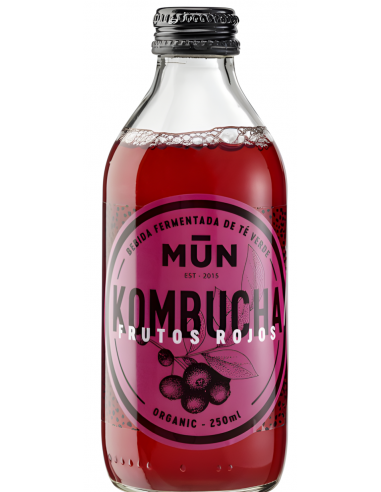 Mun Kombucha Frutos Rojos 500ml