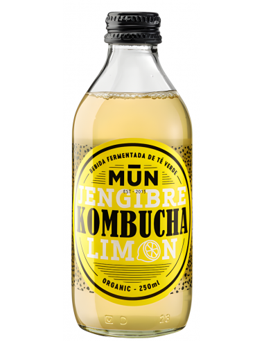 Mun Kombucha Ginger Lemon 250ml