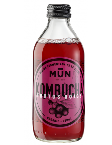 Mun Kombucha Frutos Rojos 250ml
