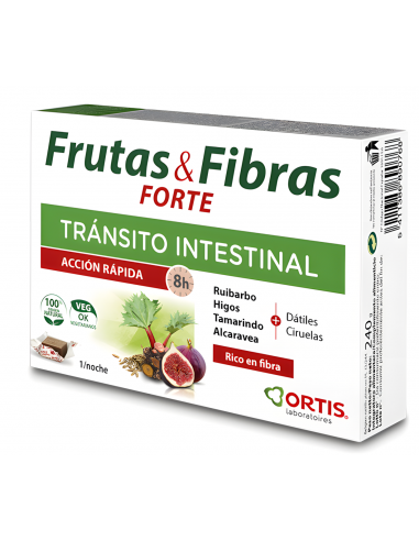 Ortis Forte Fruta Y Fibra  12 Cubos