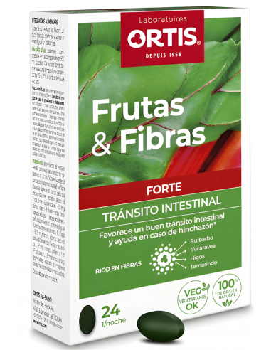 Ortis Forte Fruta Y Fibra 24 Comprimidos