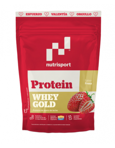 Nutrisport Whey Gold Protein Fresa 500gr