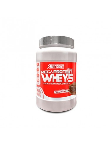 Nutrisport Mega Protein Whey +5 Chocolate 900gr