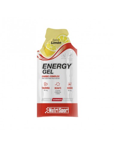 Nutrisport Energy Gel- Sabor Limón 24...