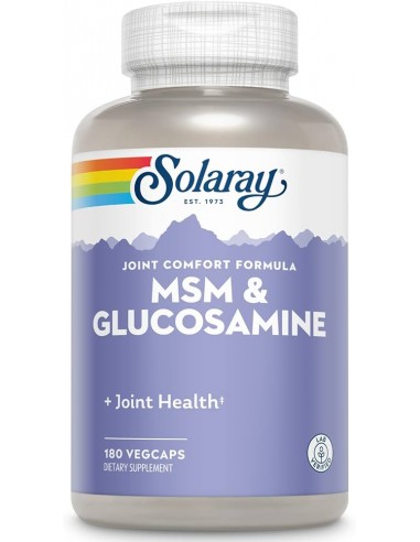 Solaray Msm & Glucosamine 180 Cápsulas