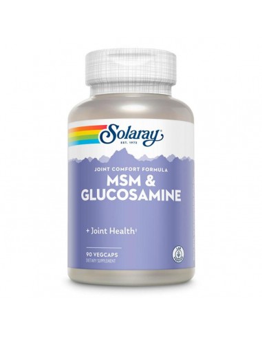 Solaray MSM & Glucosamina 90 Cápsulas