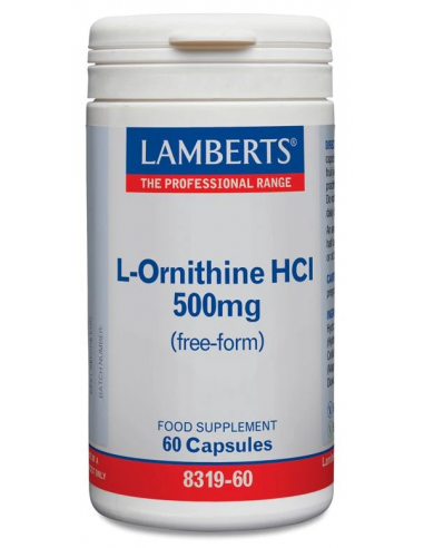Lamberts L-Ornitina HCl 500 mg 60...