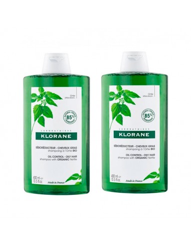 Klorane Champú Ortiga 400+400ml