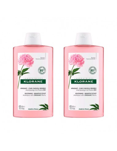 Klorane Champú Peonia 400+400ml