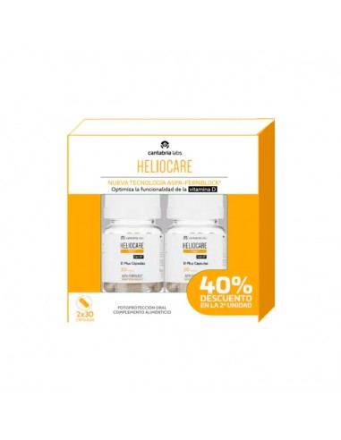Heliocare 360 D Plus 30+30 Cápsulas