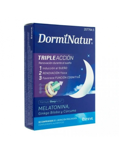 Dorminatur Melatonina Triple Acción...