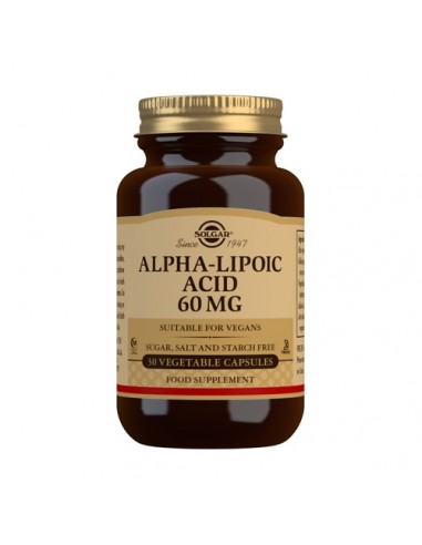 Solgar Acido Alfa Lipoico 120mg 60...