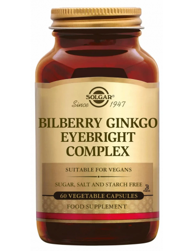 Solgar Arándano Ginkgo y Eufrasia 60...