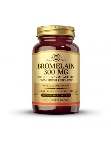 Solgar Bromelina 300mg 60 Cápsulas