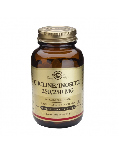 Solgar Colina/Inositol 50 Cápsulas