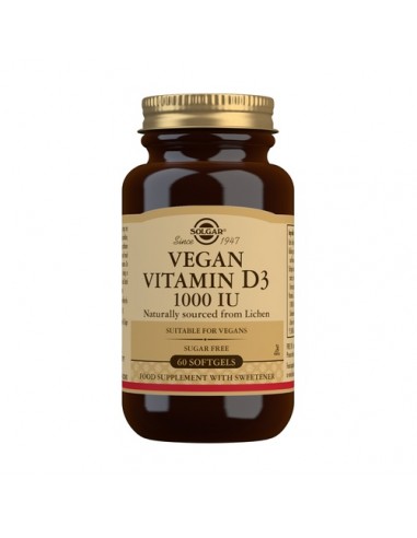 Solgar Vitamina D3 Vegana 60 Cápsulas