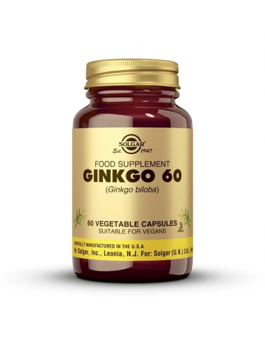Solgar Ginkgo 60 Cápsulas