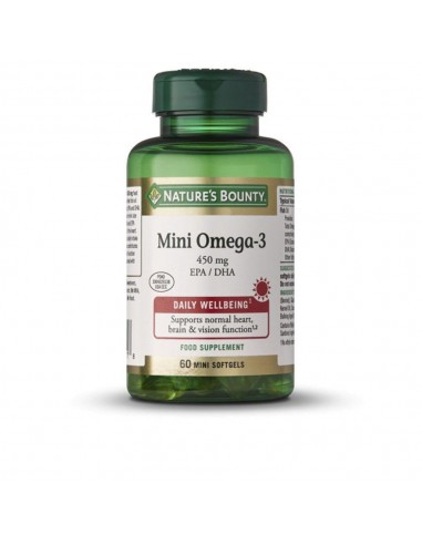 Natures Bounty Mini Omega-3 60 Cápsulas
