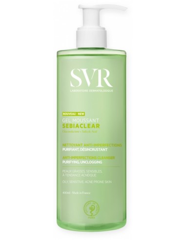 SVR Sebiaclear Gel Moussant 400ml